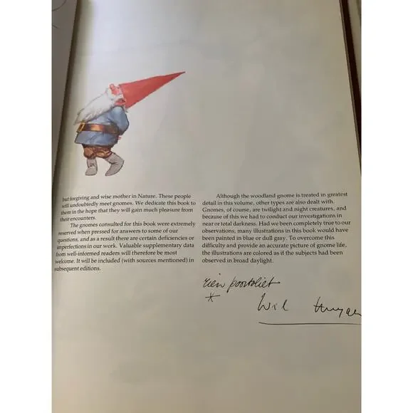 Gnomes First American Edition Hardcover with Dust Jacket 1977 - Picture 10 of 10